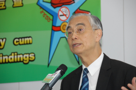  Professor Lam Tai-hing, Sir Robert Kotewall Professor in Public Health and Chair Professor of School of Public Health of Li Ka Shing Faculty of Medicine, HKU  believes that an increase in tobacco tax will help motivate more youth smokers to quit smoking.